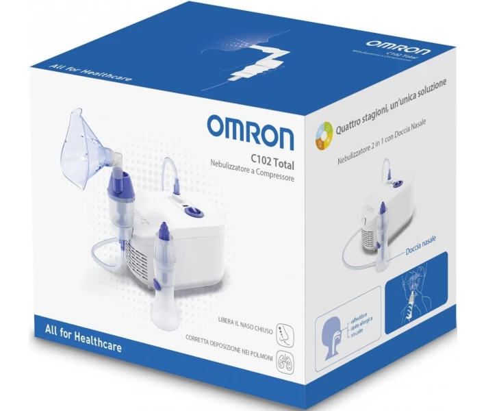 Фото - ингалятор Ингалятор небулайзер компрессорный Omron NE-C102 TOTAL