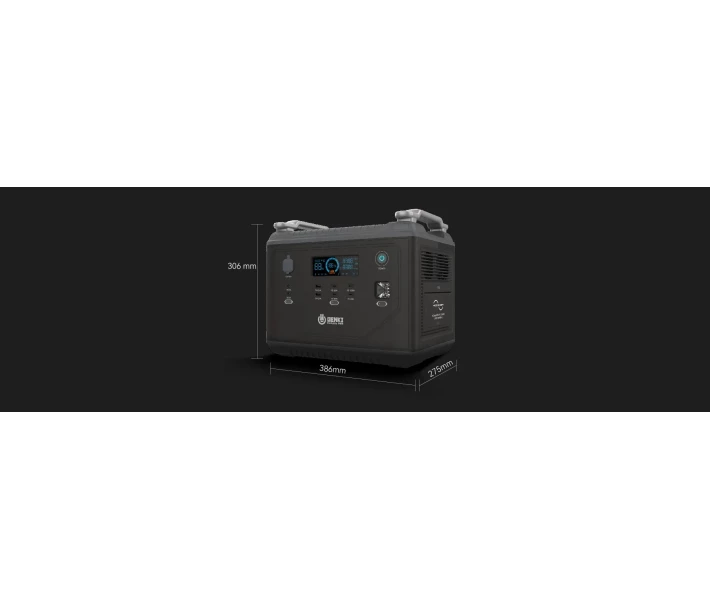 Фото - зарядную станцию Портативная зарядная станция GENKI GK-2000 (2000 W, LiFePO4) (un998)