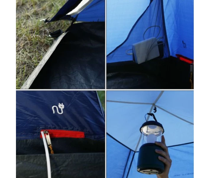 Фото - палатку Палатка KingCamp MEIFI PLUS(KT4083) BLUE/BEIGE
