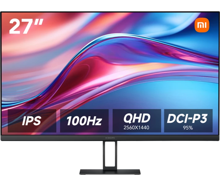 xiaomi A27Qi WQHD 27インチ モニター Xiaomi、実売1万8,980円でWQHD/DCI-P3 95%の27型モニター - PC Watch