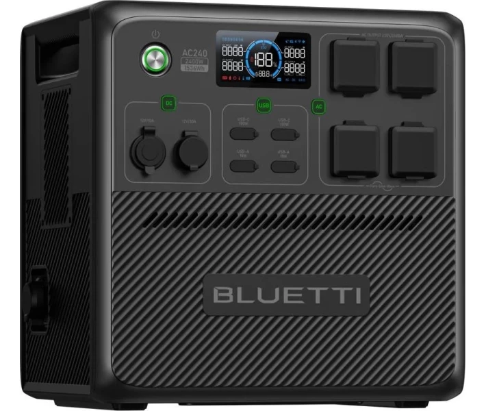 Фото - зарядную станцию Зарядная станция BLUETTI AC240 / 2400 Вт / 1536 Вт/ч / LiFePO4