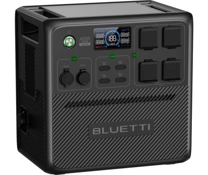 Фото - зарядную станцию Зарядная станция BLUETTI AC240 / 2400 Вт / 1536 Вт/ч / LiFePO4