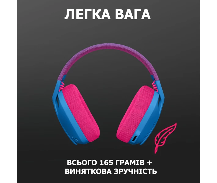 Фото - наушники Наушники LOGITECH G435 LIGHTSPEED Wireless Gaming Headset (981-001062) Blue