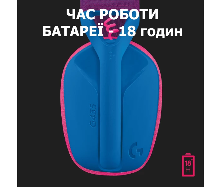 Фото - наушники Наушники LOGITECH G435 LIGHTSPEED Wireless Gaming Headset (981-001062) Blue