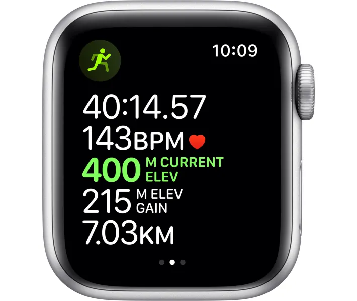 Смарт-часы Apple Watch Nike Series 5 GPS, 44mm Silver Aluminium