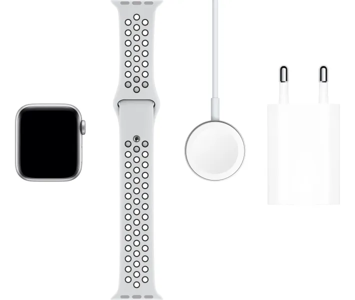 Смарт-часы Apple Watch Nike Series 5 GPS, 44mm Silver Aluminium