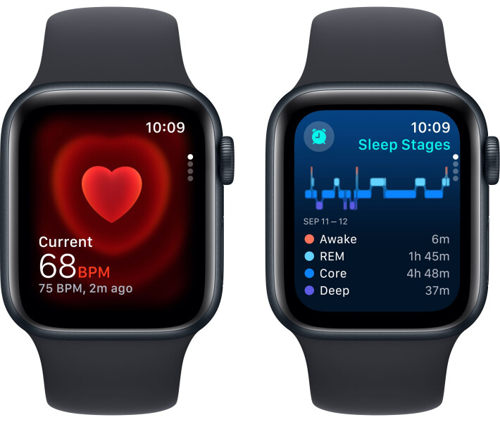 Фото - смарт-часы Смарт-часы Apple Watch SE GPS 40mm Midnight Aluminium Case with Midnight Sport Band - M/L (MR9Y3QP/A)