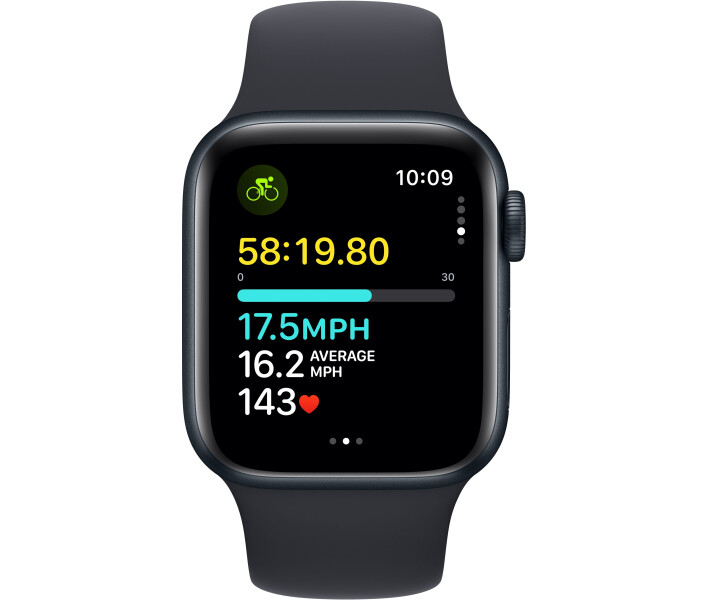 Фото - смарт-часы Смарт-часы Apple Watch SE GPS 40mm Midnight Aluminium Case with Midnight Sport Band - M/L (MR9Y3QP/A)