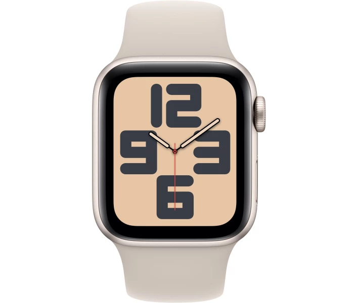 Фото - смарт-часы Смарт-часы Apple Watch SE GPS 40mm Starlight Aluminium Case with Starlight Sport Band - S/M (MR9U3QP/A)