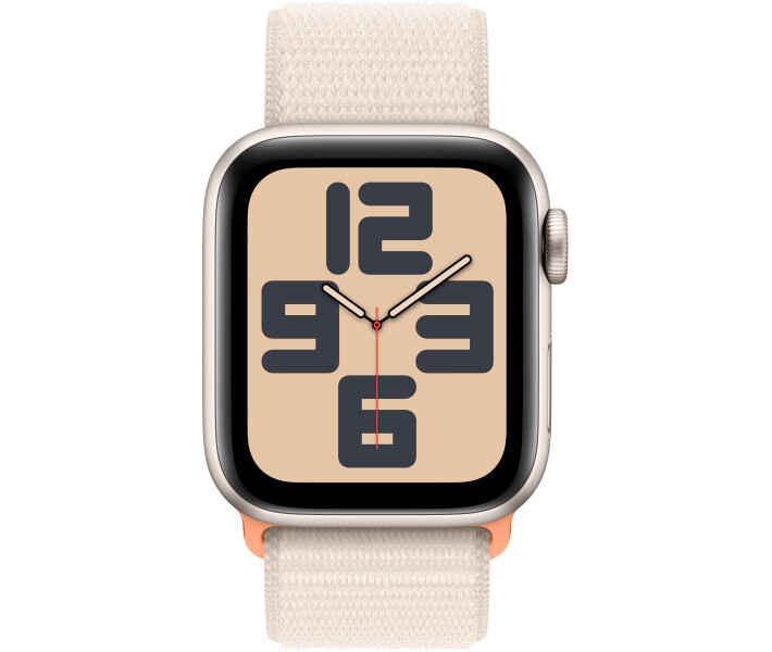 Фото - смарт-часы Смарт-часы Apple Watch SE GPS 40mm Starlight Aluminium Case with Starlight Sport Loop (MR9W3QP/A)