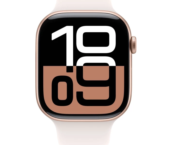 Фото - смарт-часы Apple Watch Series 10 GPS 46mm Rose Gold Aluminium Case with Light Blush Sport Band - S/M (MWWT3QH/A)