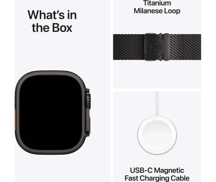 Фото - смарт-часы Apple Watch Ultra 2 GPS + Cellular 49mm Black Titan Case with Dark Green Alpine Loop - Medium (MX4R3UL/A)