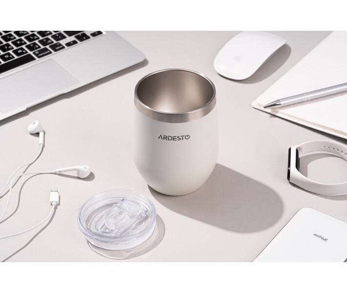 Фото - термоса Термочашка Ardesto Compact Mug 350 мл, белый (AR2635MMW)