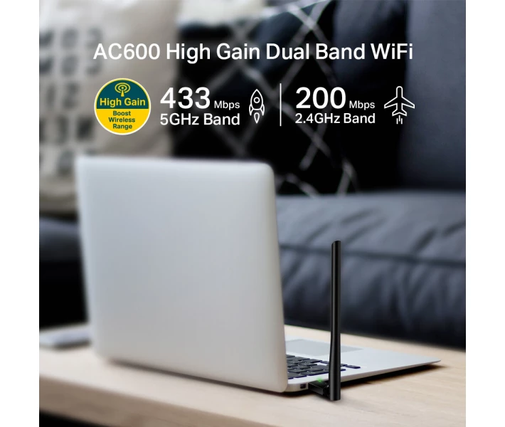 Фото - Wi-Fi адаптер Сетевой адаптер TP-LINK Archer T2U Plus