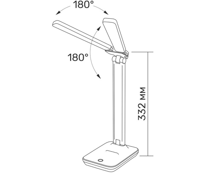 Фото - настольную лампу Лампа настольная с аккумулятором TITANUM TLTF-010W 7W 2400mAh 2700-6000K (TLTF-010W)