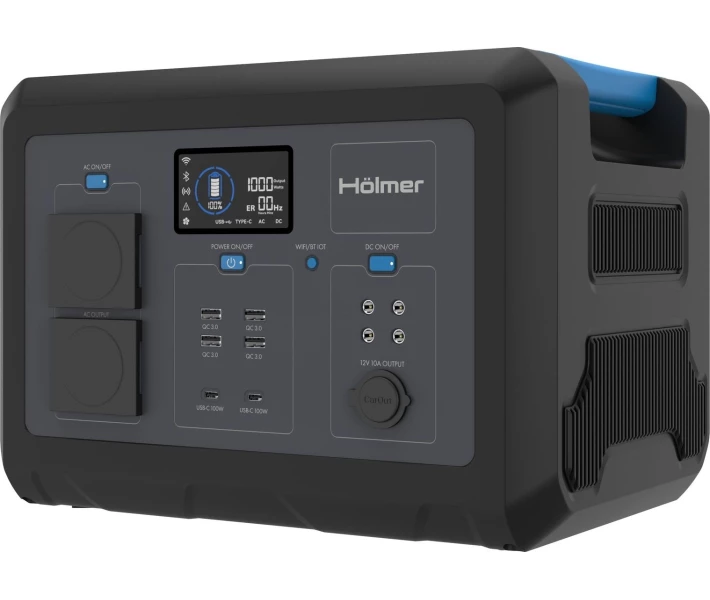 Фото - зарядную станцию Портативная зарядная станция Hölmer BCP1500 1500W / 1280Wh / LiFePO4