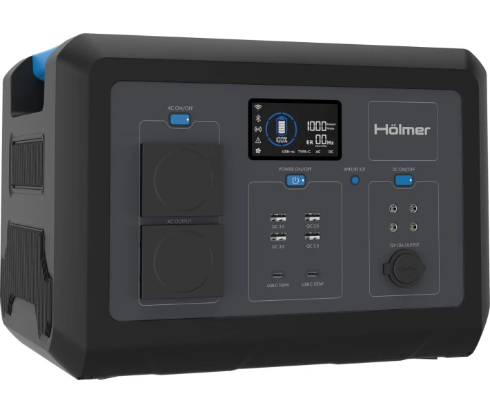 Фото - зарядную станцию Портативная зарядная станция Hölmer BCP1500 1500W / 1280Wh / LiFePO4