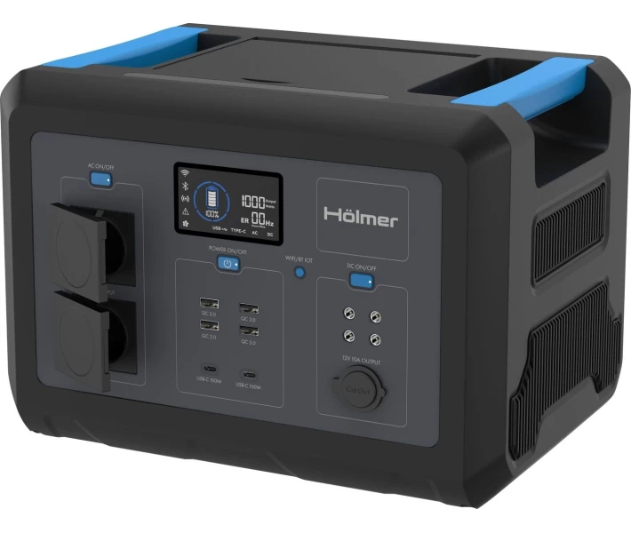 Фото - зарядную станцию Портативная зарядная станция Hölmer BCP1500 1500W / 1280Wh / LiFePO4