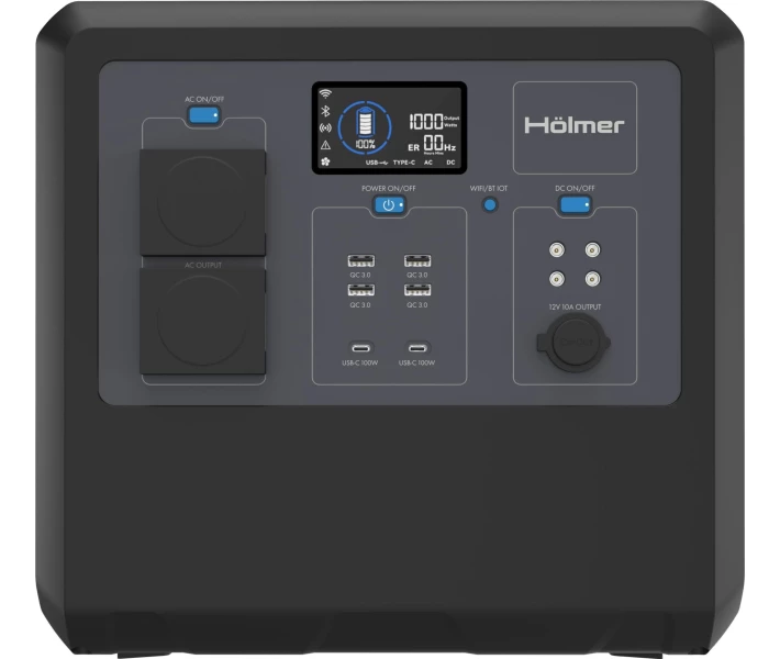 Фото - зарядную станцию Портативная зарядная станция Hölmer BCP2400 2400W/2560Wh/LiFePO4