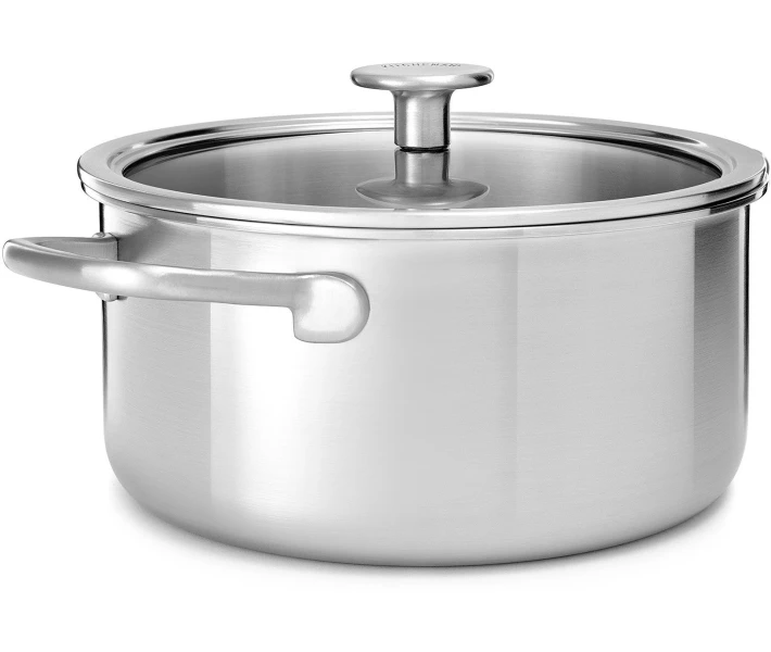 Фото - кастрюлю и казан Кастрюля KitchenAid с крышкой MSS, 20 см, 3,1 л (CC003259-001)