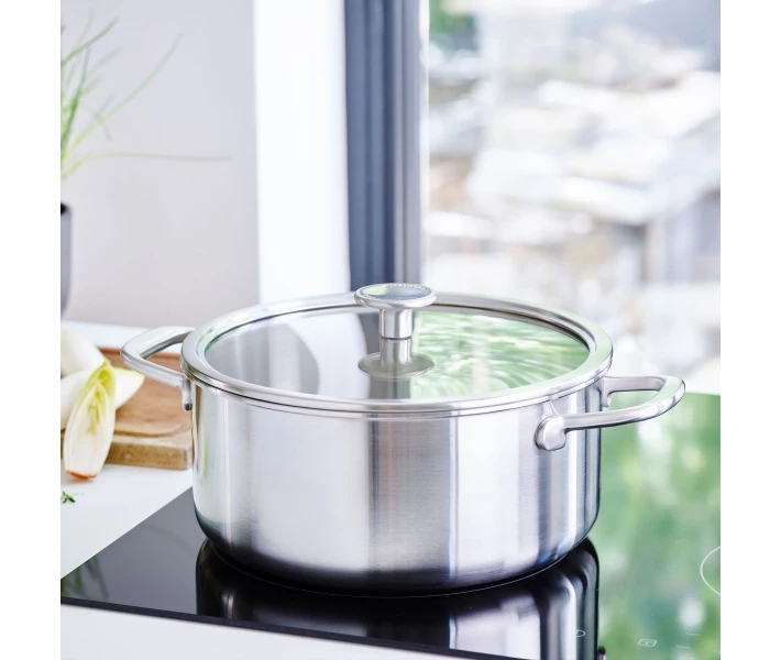 Фото - кастрюлю и казан Кастрюля KitchenAid с крышкой MSS, 20 см, 3,1 л (CC003259-001)