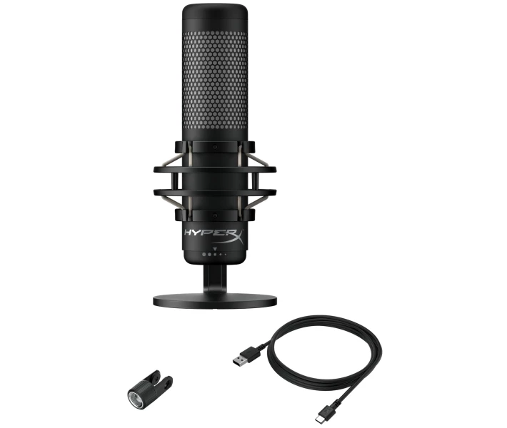 Фото - микрофон для караоке Микрофон HyperX QuadCast S Black (HMIQ1S-XX-RG,G/4P5P7AA) [67623]