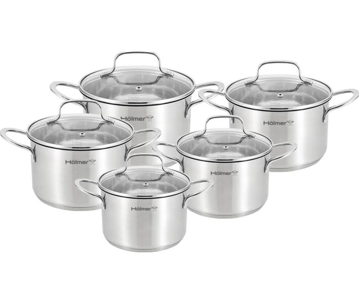 Фото - набор посуды Набор посуды Hölmer CS-41051-SS Elegance, 10 предметов