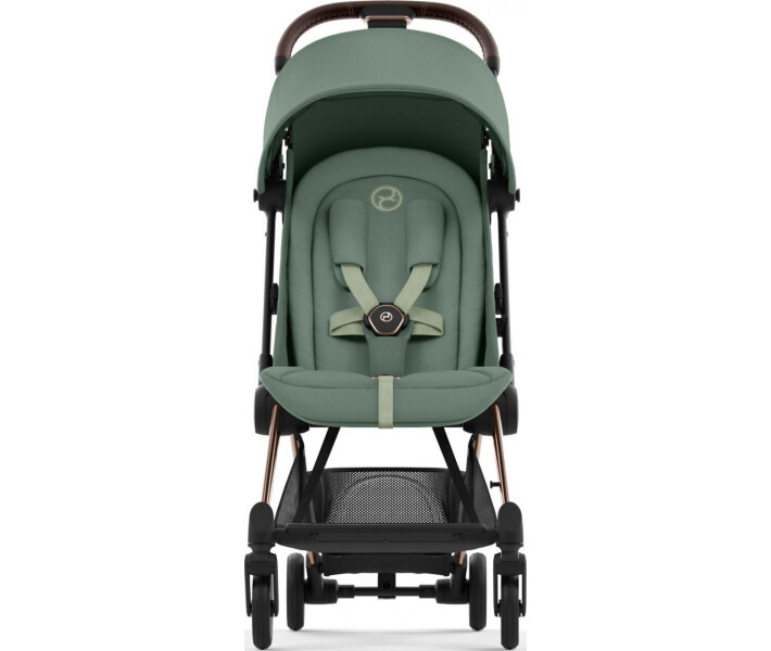 Фото - детскую коляску Коляска прогулочная Cybex Coya Rosegold Leaf Green (522004285)