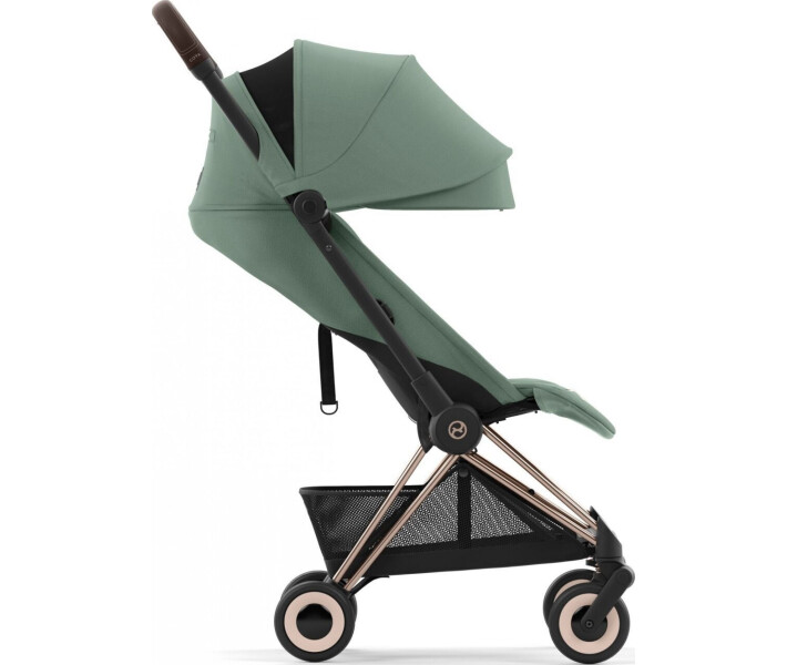 Фото - детскую коляску Коляска прогулочная Cybex Coya Rosegold Leaf Green (522004285)