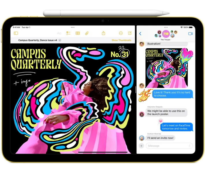 Фото - планшет Планшет Apple iPad 11" (A16) 2025 Wi-Fi 128GB Yellow (MD4D4TY/A)