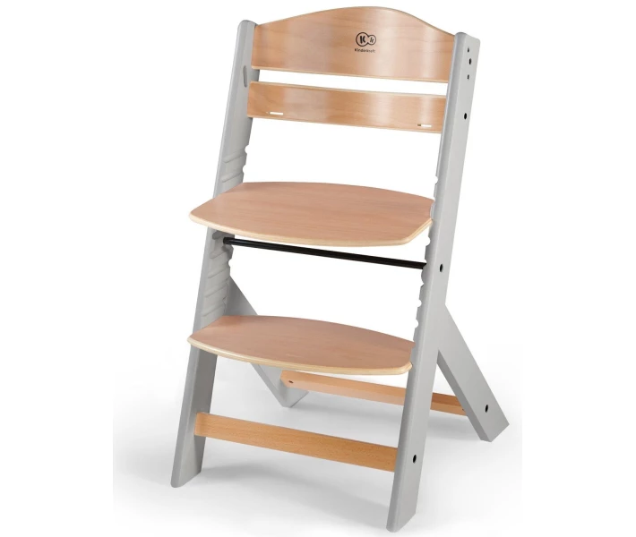 Фото - стульчик для кормления Стульчик для кормления Kinderkraft Enock Gray Wood (KKKENOCGRY0000)