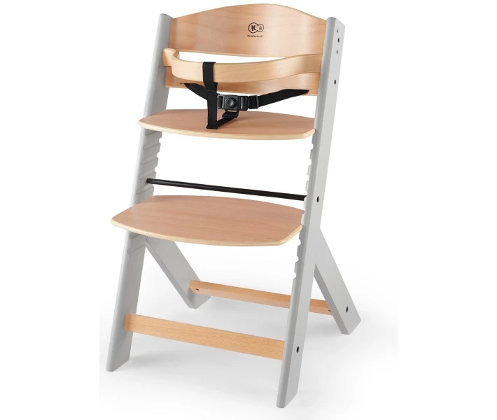 Фото - стульчик для кормления Стульчик для кормления Kinderkraft Enock Gray Wood (KKKENOCGRY0000)