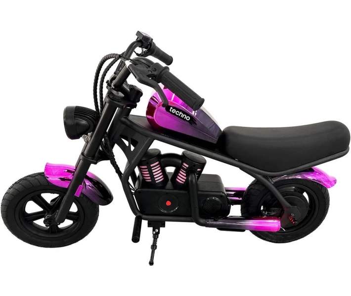 Фото - электромотоцикл Электомотоцикл детский 180 Вт techno ES-60.Pink-Black