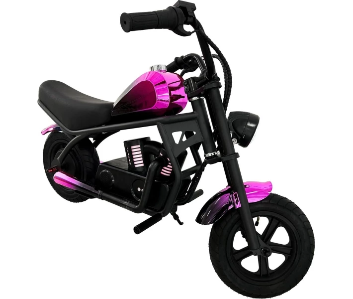 Фото - электромотоцикл Электомотоцикл детский 180 Вт techno ES-60.Pink-Black