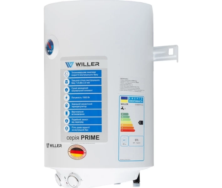 Фото - бойлер Водонагреватель Willer EV50DR-Prime