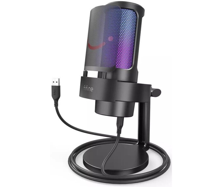 Фото - микрофон для караоке Микрофон Fifine RGB AMPLIGAME A8