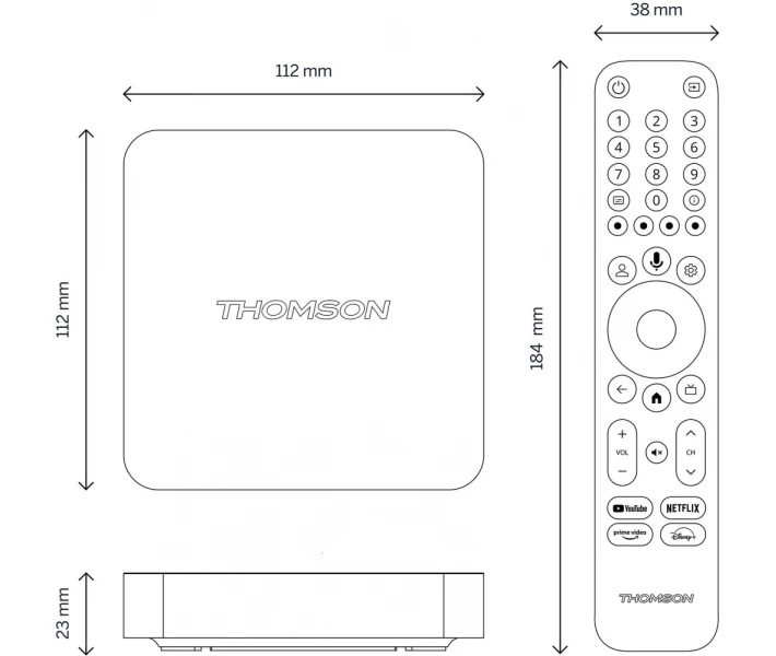 Фото - приставку Smart TV Медиаплеер Thomson Streaming Box 4K UHD 240G