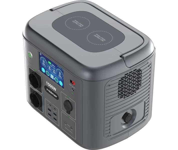 Фото - зарядную станцию Портативная зарядная станция Hölmer FCS1500 1500W / 1280Wh / LiFePO4