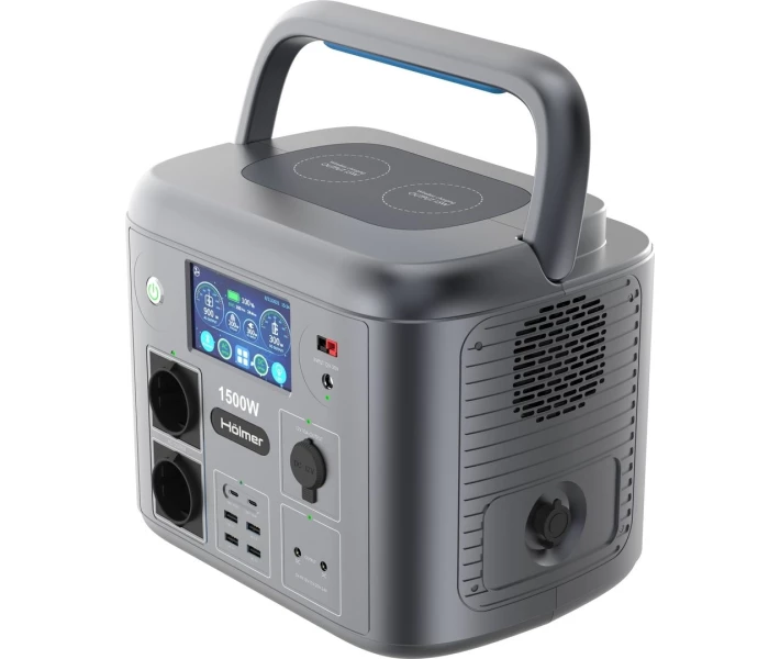 Фото - зарядную станцию Портативная зарядная станция Hölmer FCS1500 1500W / 1280Wh / LiFePO4