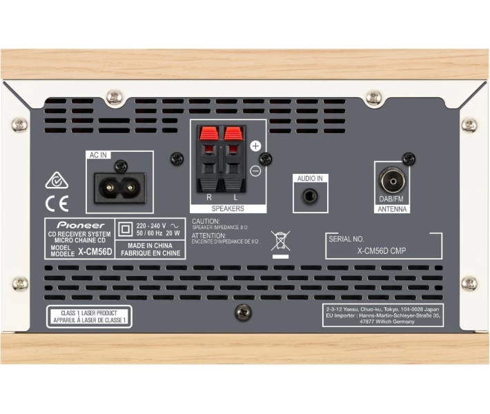 Фото - музыкальный центр Музыкальный центр Pioneer X-CM56D-W