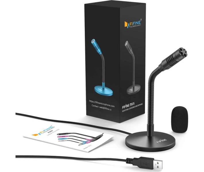 Фото - микрофон для караоке Студийный микрофон Fifine K050 Black