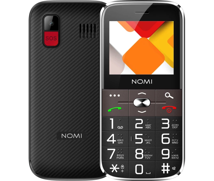 Фото - смартфон и мобильный телефон Мобильный телефон Nomi i220 Black (Черный)