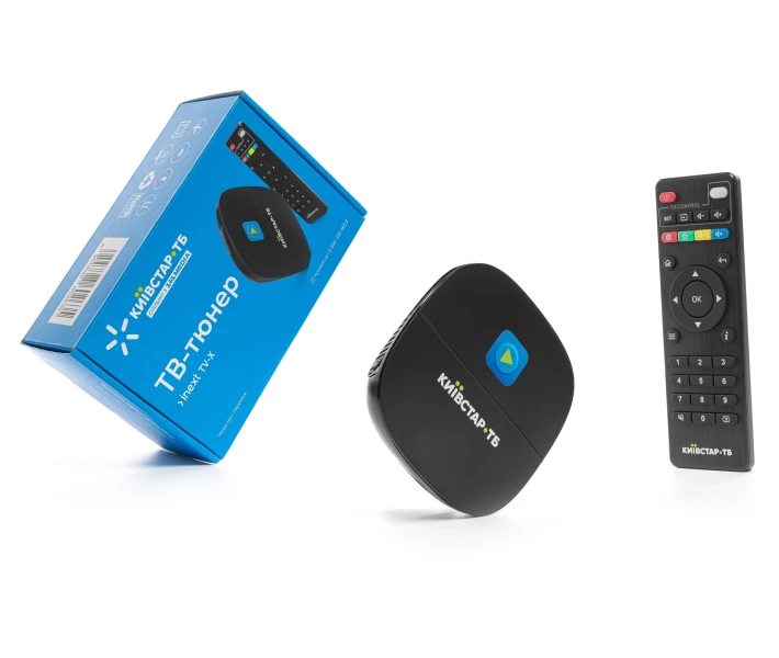 Фото - приставку Smart TV Тюнер iNeXT TV-X + 12 месяцев Киевстар ТВ «Премиум HD»