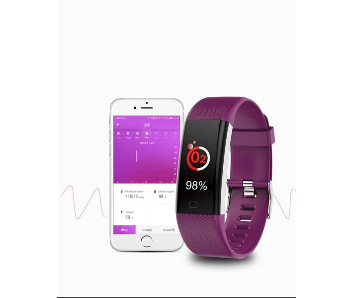 Фото - фитнес-браслет Фитнес-браслет Lemfo F07 Max Purple
