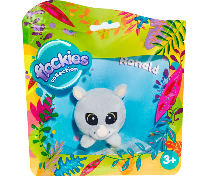 Фото -  Коллекционная фигурка FLOCKIES - НОСОРОГ РОНАЛЬД (FLO0106)