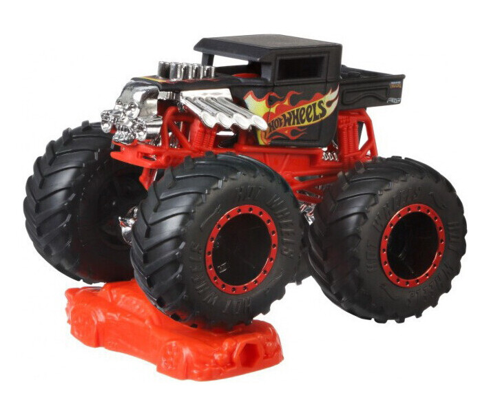 Фото - машинку, модель техники Базовая машинка Mattel Hot Wheels Monster Trucks Внедорожник (в асс.) (FYJ44)