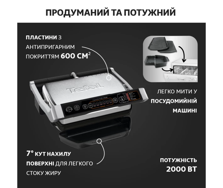 Фото - электрогриль Гриль Tefal GC706D34