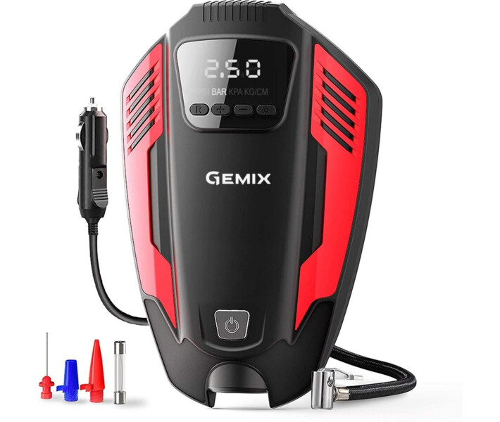 Фото - автокомпрессор Автокомпресор GEMIX Model E black-red