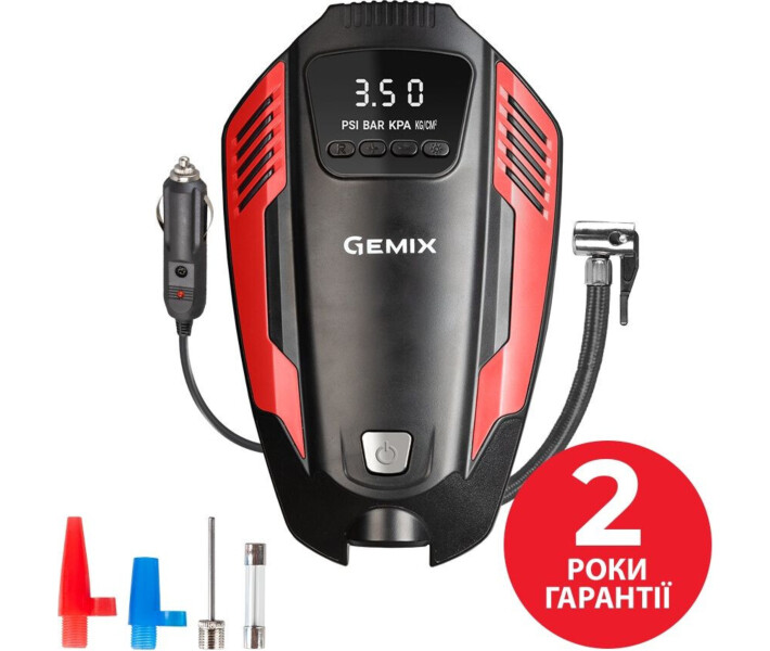 Фото - автокомпрессор Автокомпресор GEMIX Model E black-red