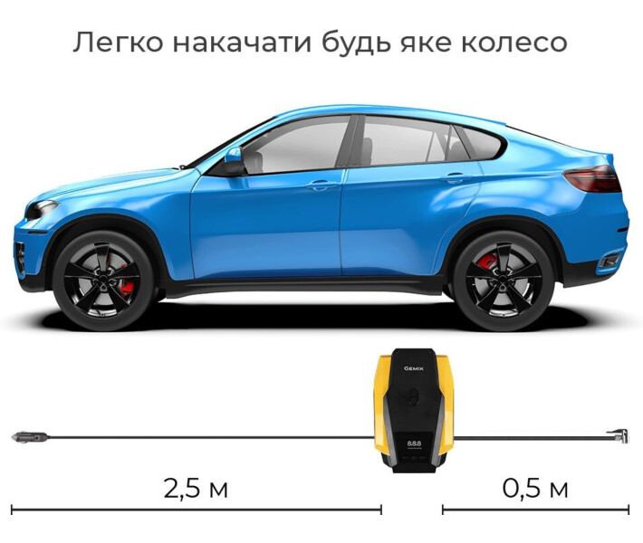 Фото - автокомпрессор Автокомпресор Model G black-yellow